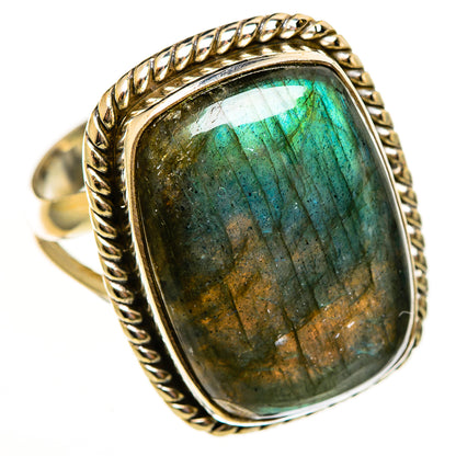Labradorite Rings handcrafted by Ana Silver Co - RING113951 - Photo 2