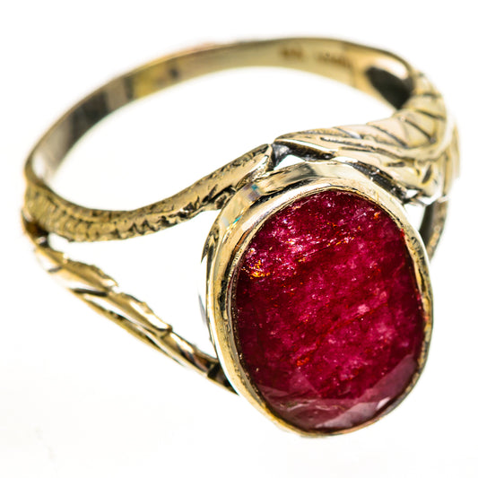 Red Sillimanite Rings handcrafted by Ana Silver Co - RING113971 - Photo 2