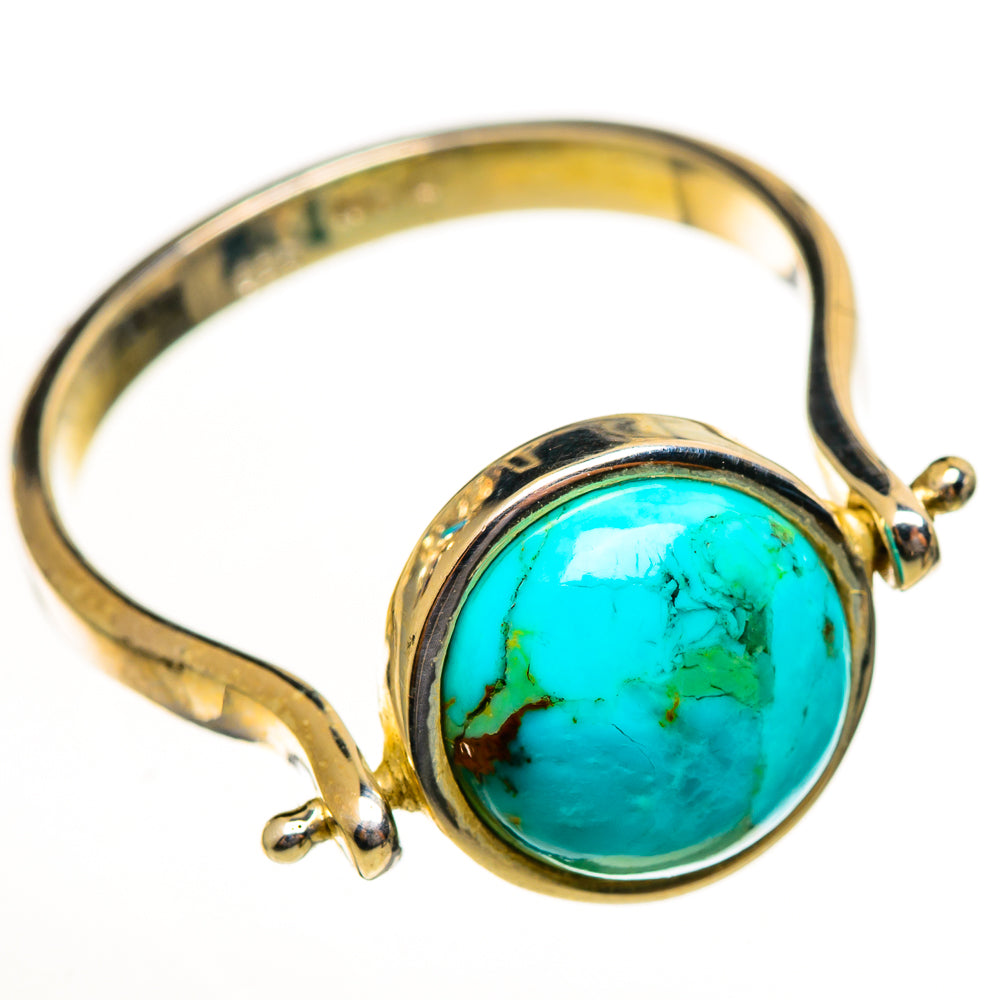 Chrysocolla Rings handcrafted by Ana Silver Co - RING113981 - Photo 2