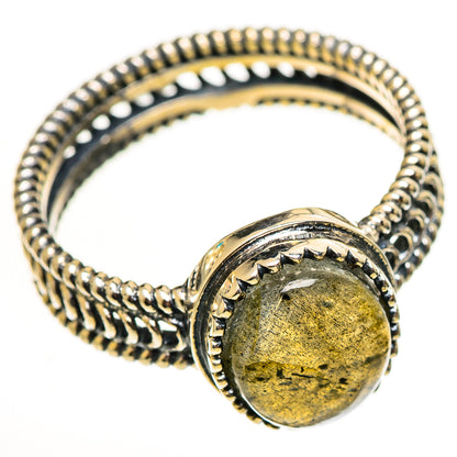 Labradorite Rings handcrafted by Ana Silver Co - RING113985 - Photo 2