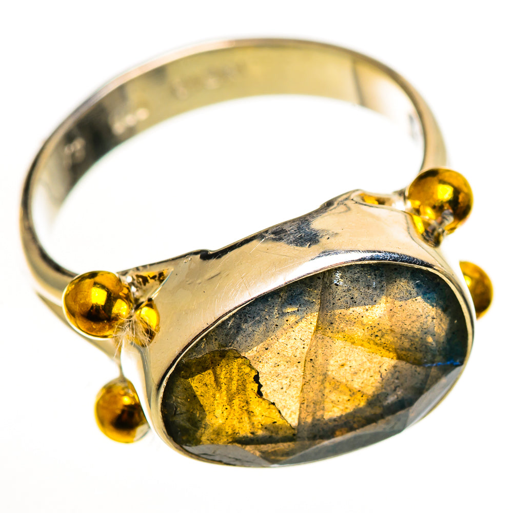 Labradorite Rings handcrafted by Ana Silver Co - RING113987 - Photo 2