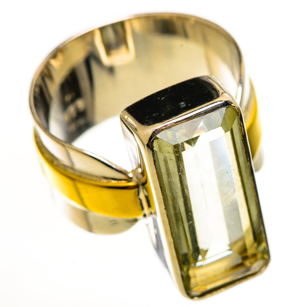 Green Amethyst Rings handcrafted by Ana Silver Co - RING113994 - Photo 2