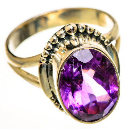 Amethyst Rings handcrafted by Ana Silver Co - RING114002 - Photo 2