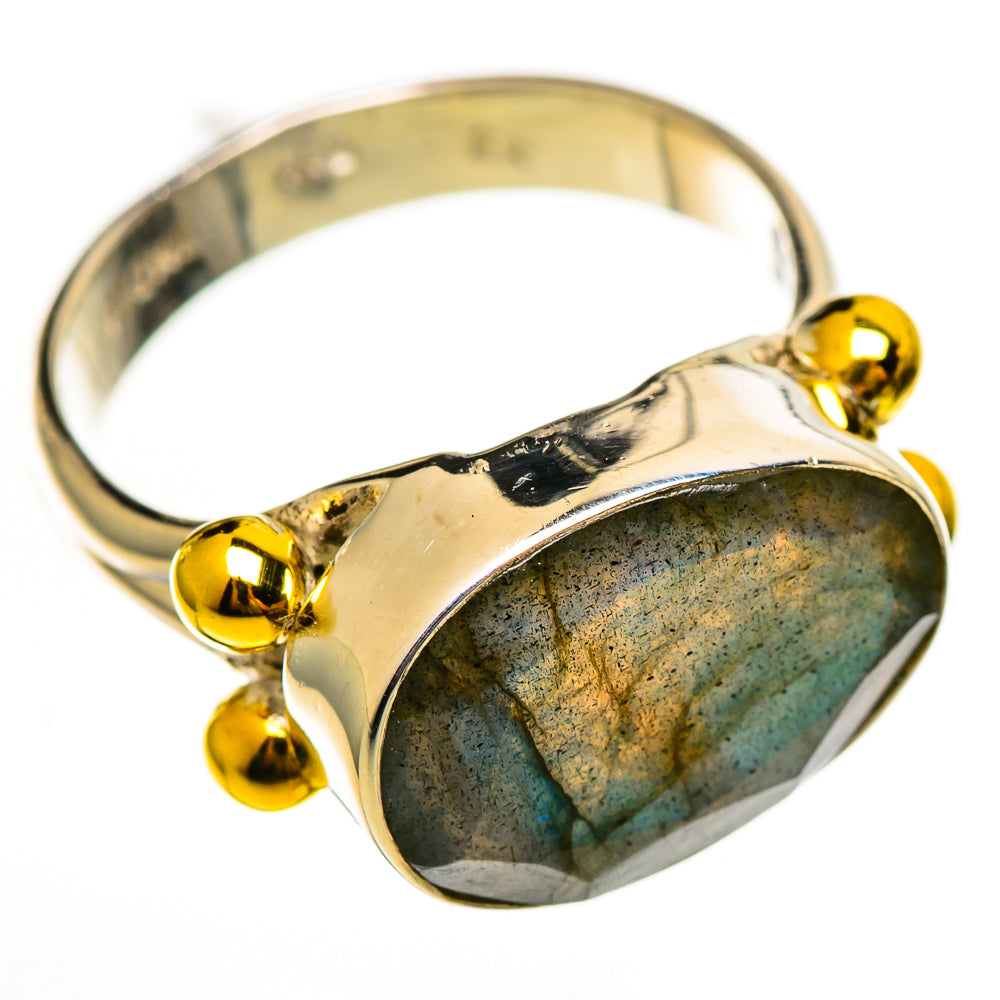 Labradorite Rings handcrafted by Ana Silver Co - RING114017 - Photo 2
