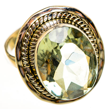 Green Amethyst Rings handcrafted by Ana Silver Co - RING114018 - Photo 2