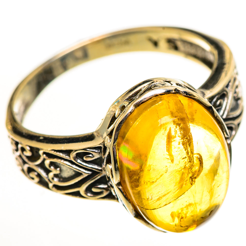 Citrine Rings handcrafted by Ana Silver Co - RING114021 - Photo 2
