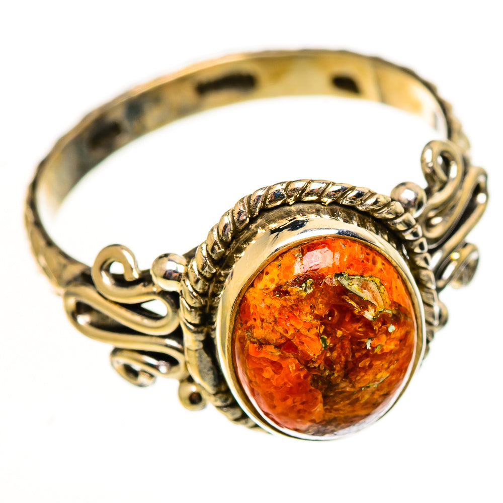 Sponge Coral Rings handcrafted by Ana Silver Co - RING114022 - Photo 2