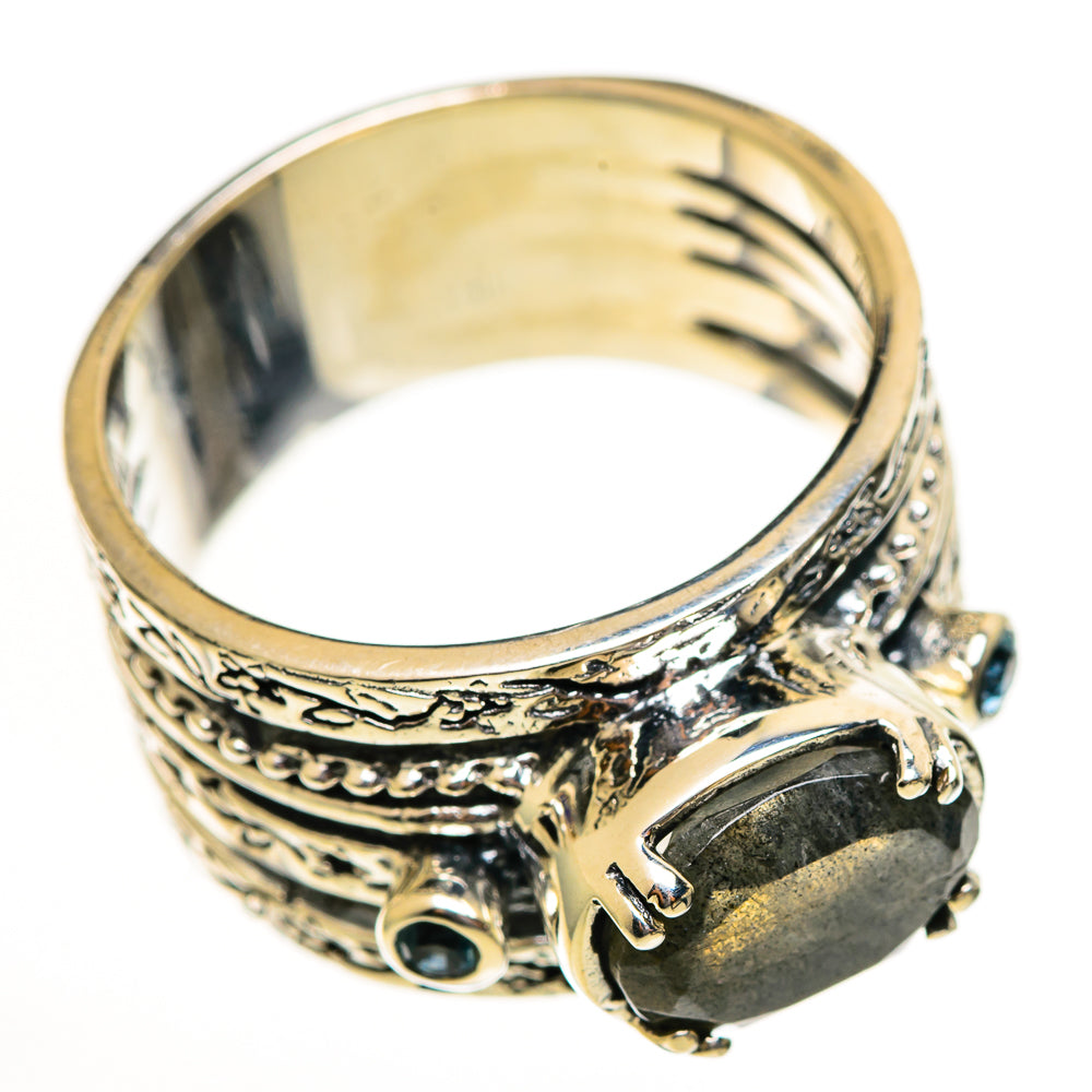 Labradorite Rings handcrafted by Ana Silver Co - RING114034 - Photo 2