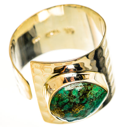 Tibetan Turquoise Rings handcrafted by Ana Silver Co - RING114036 - Photo 2