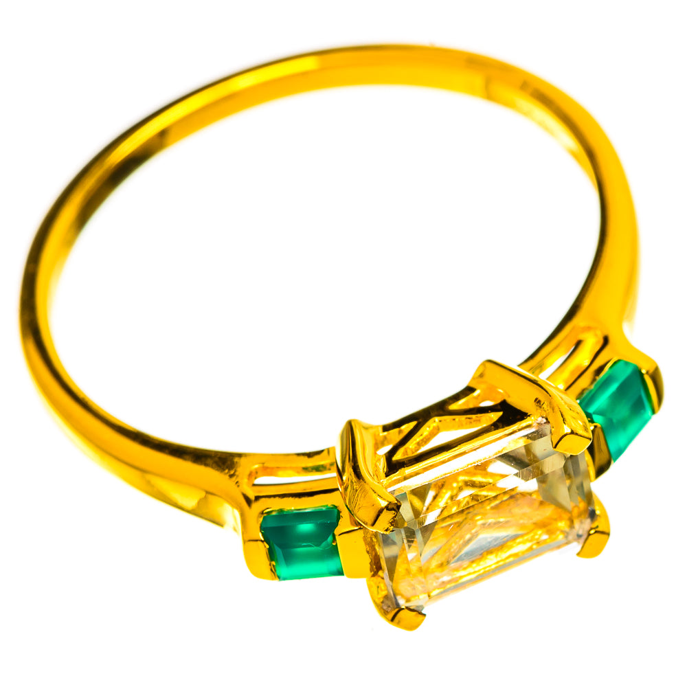 Citrine Rings handcrafted by Ana Silver Co - RING114042 - Photo 2