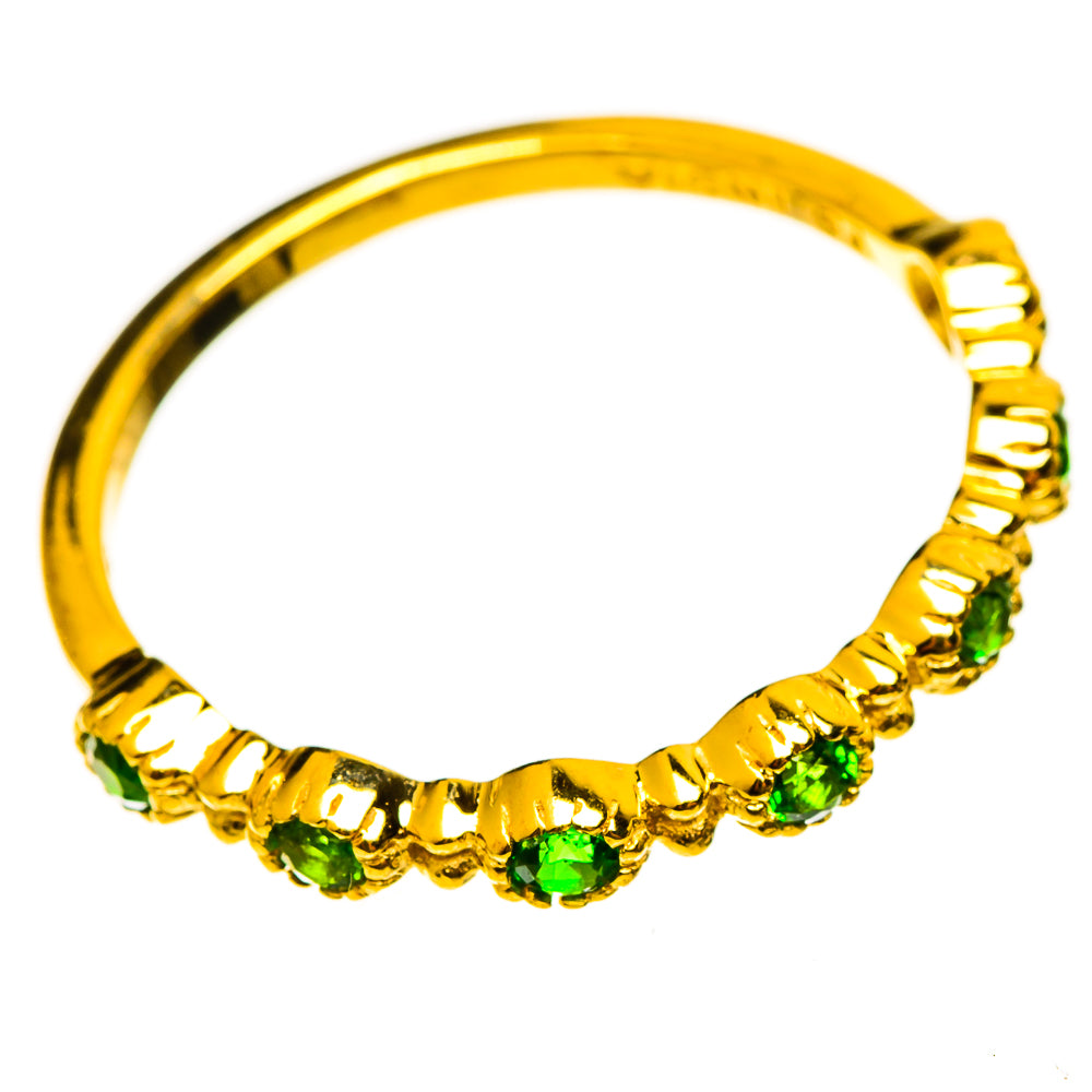 Chrome Diopside Rings handcrafted by Ana Silver Co - RING114046 - Photo 2
