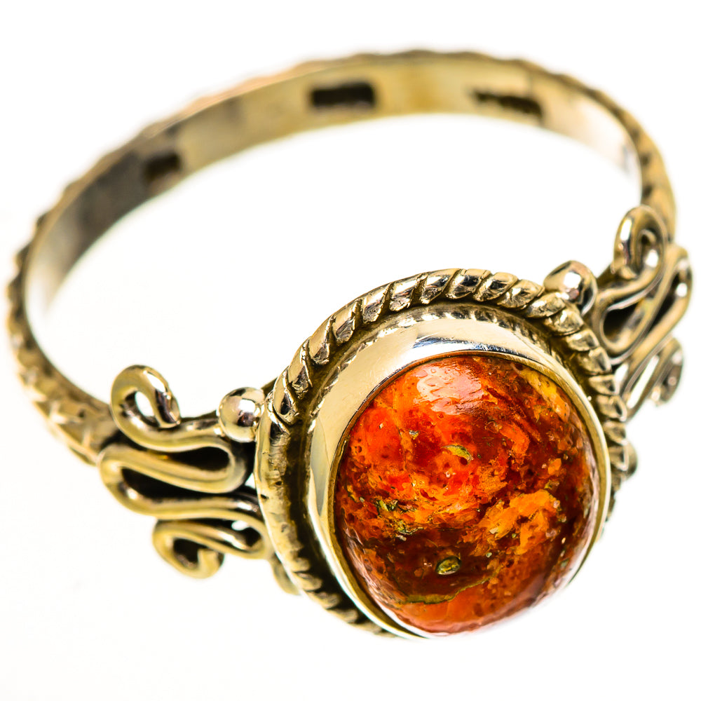 Sponge Coral Rings handcrafted by Ana Silver Co - RING114048 - Photo 2