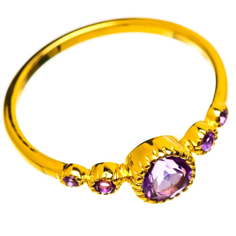 Amethyst Rings handcrafted by Ana Silver Co - RING114050 - Photo 2