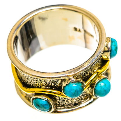 Chrysocolla Rings handcrafted by Ana Silver Co - RING114057 - Photo 2
