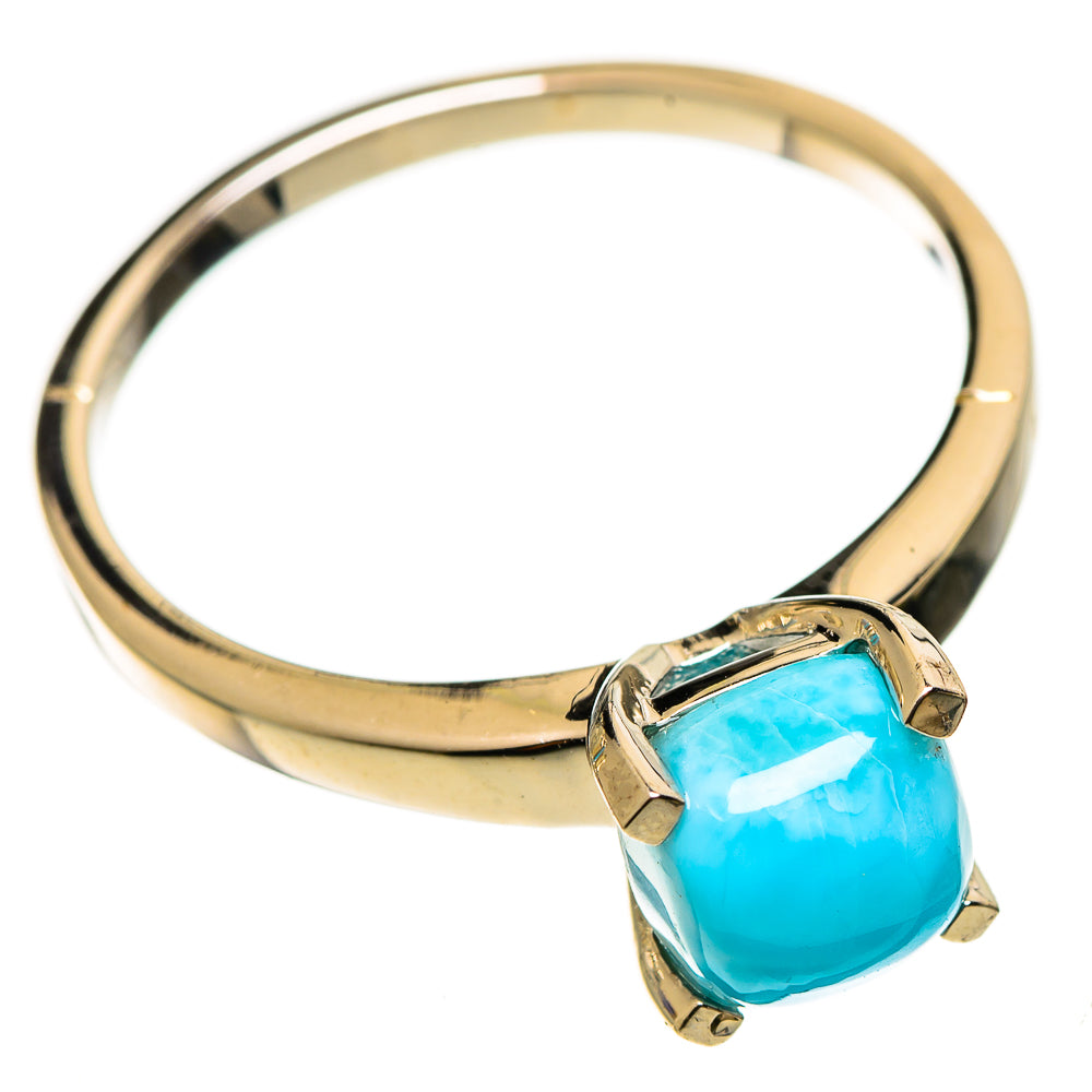 Larimar Rings handcrafted by Ana Silver Co - RING114060 - Photo 2