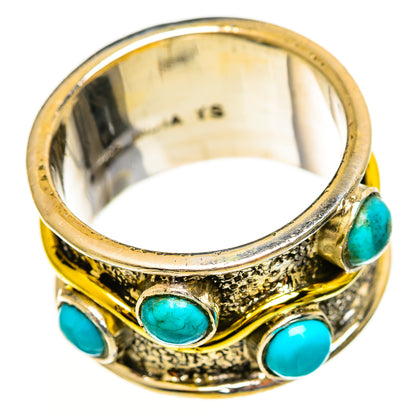 Chrysocolla Rings handcrafted by Ana Silver Co - RING114063 - Photo 2