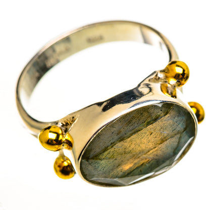 Labradorite Rings handcrafted by Ana Silver Co - RING114067 - Photo 2