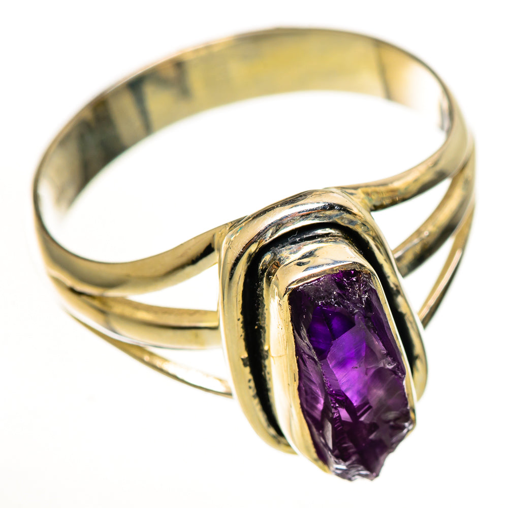 Amethyst Rings handcrafted by Ana Silver Co - RING114070 - Photo 2