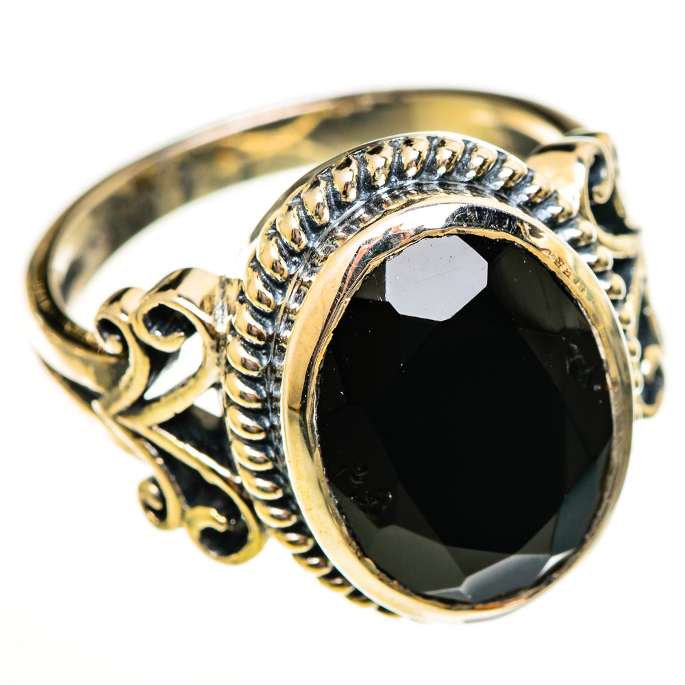 Black Onyx Rings handcrafted by Ana Silver Co - RING114072 - Photo 2