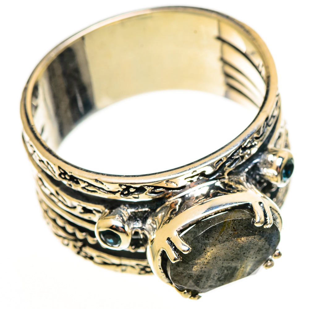 Labradorite Rings handcrafted by Ana Silver Co - RING114080 - Photo 2