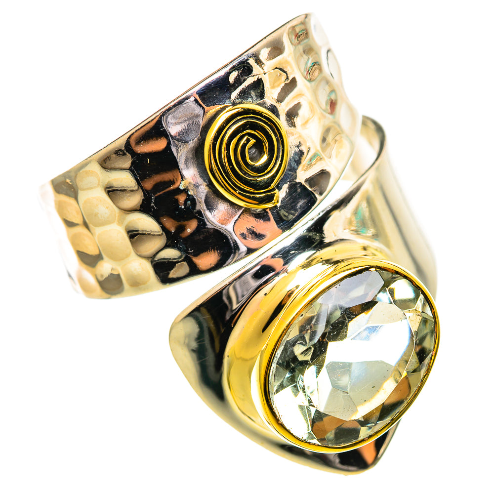 Green Amethyst Rings handcrafted by Ana Silver Co - RING114084 - Photo 2