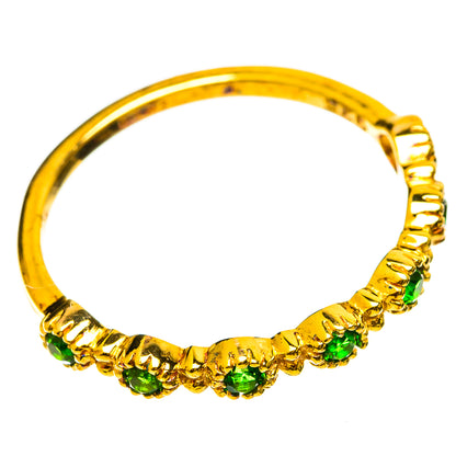 Chrome Diopside Rings handcrafted by Ana Silver Co - RING114087 - Photo 2