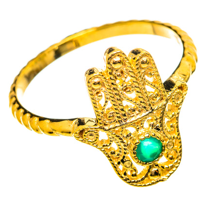 Green Onyx Rings handcrafted by Ana Silver Co - RING114088 - Photo 2