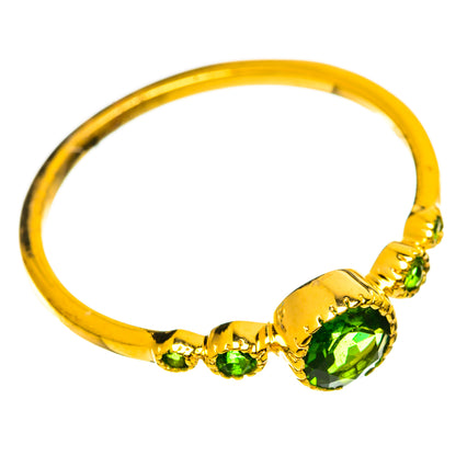 Chrome Diopside Rings handcrafted by Ana Silver Co - RING114089 - Photo 2