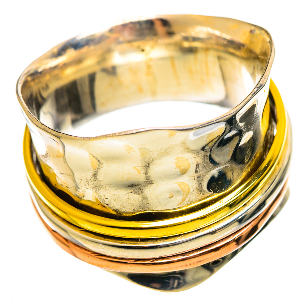 Meditation Spinner Rings handcrafted by Ana Silver Co - RING114093 - Photo 2