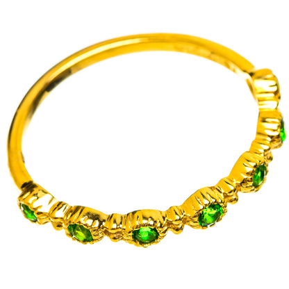 Chrome Diopside Rings handcrafted by Ana Silver Co - RING114112 - Photo 2