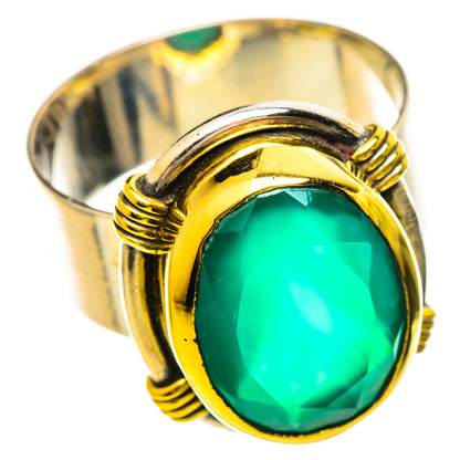 Green Onyx Rings handcrafted by Ana Silver Co - RING114115 - Photo 2