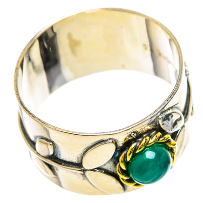 Green Onyx Rings handcrafted by Ana Silver Co - RING114118 - Photo 2