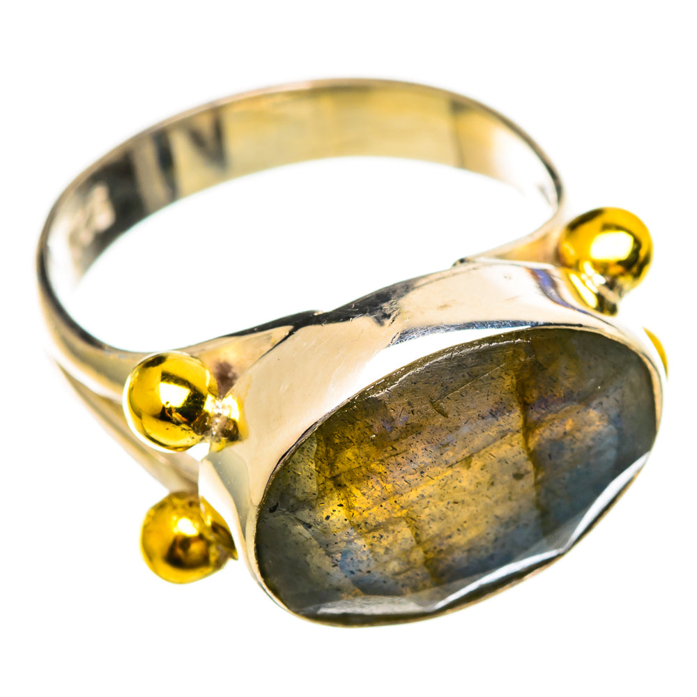 Labradorite Rings handcrafted by Ana Silver Co - RING114137 - Photo 2