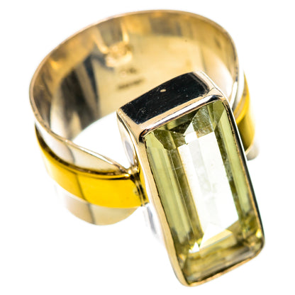 Green Amethyst Rings handcrafted by Ana Silver Co - RING114140 - Photo 2