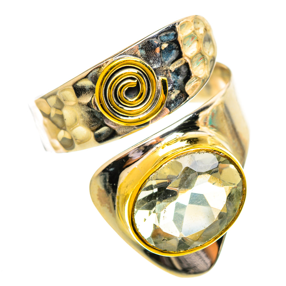 Green Amethyst Rings handcrafted by Ana Silver Co - RING114143 - Photo 2