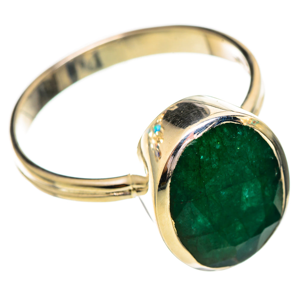 Green Sillimanite Rings handcrafted by Ana Silver Co - RING114144 - Photo 2