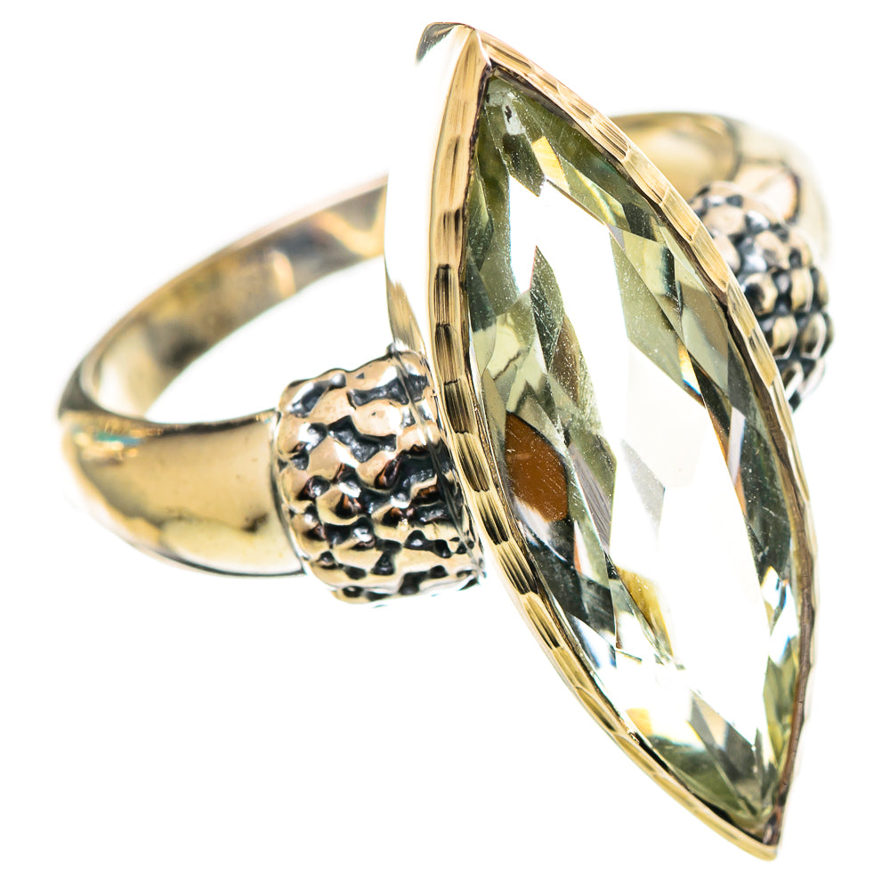 Green Amethyst Rings handcrafted by Ana Silver Co - RING114146 - Photo 2