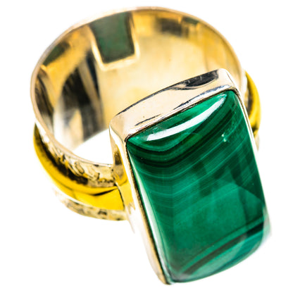 Malachite Rings handcrafted by Ana Silver Co - RING114147 - Photo 2