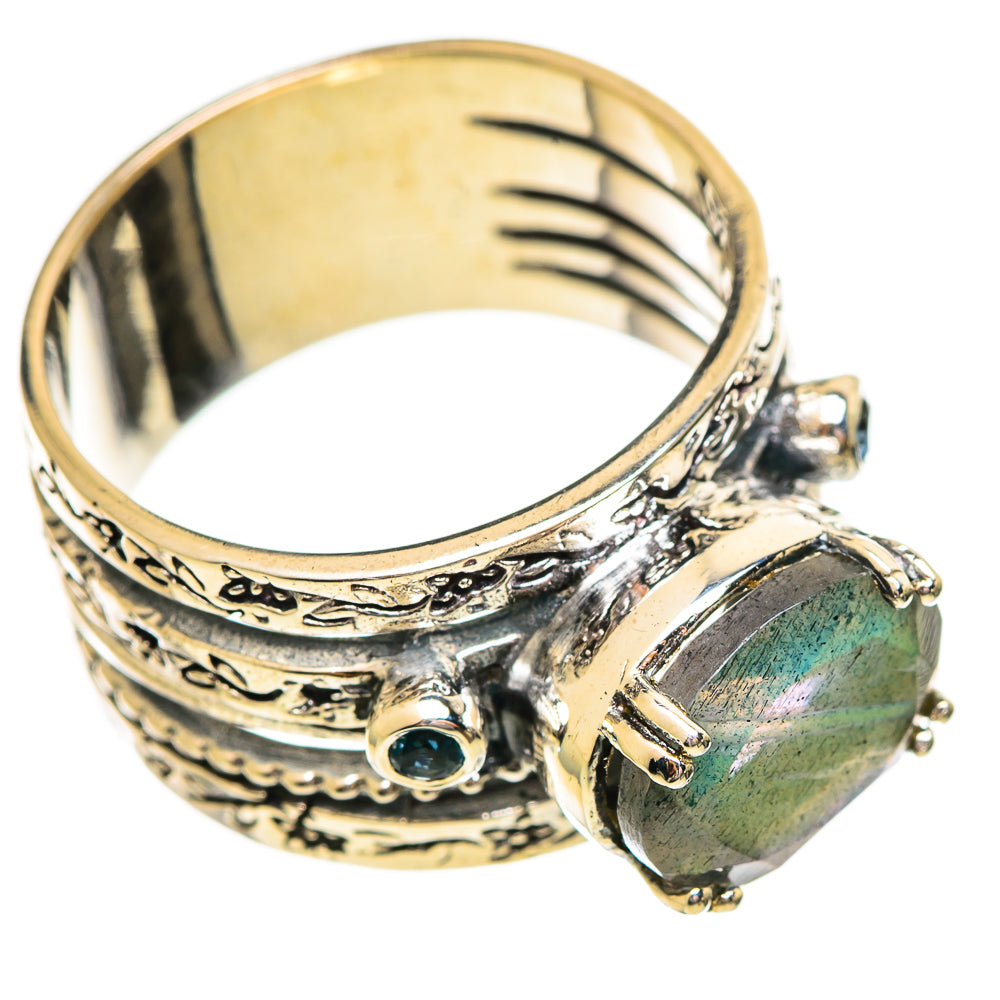 Labradorite Rings handcrafted by Ana Silver Co - RING114148 - Photo 2
