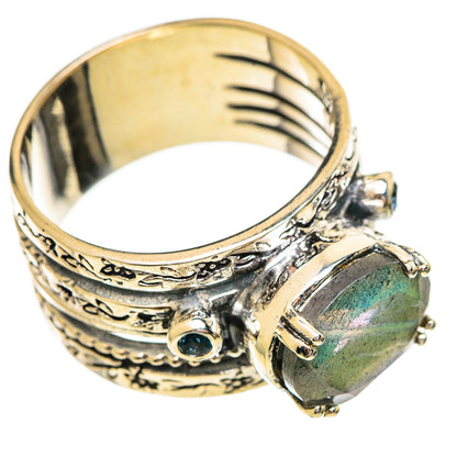 Labradorite Rings handcrafted by Ana Silver Co - RING114148 - Photo 2
