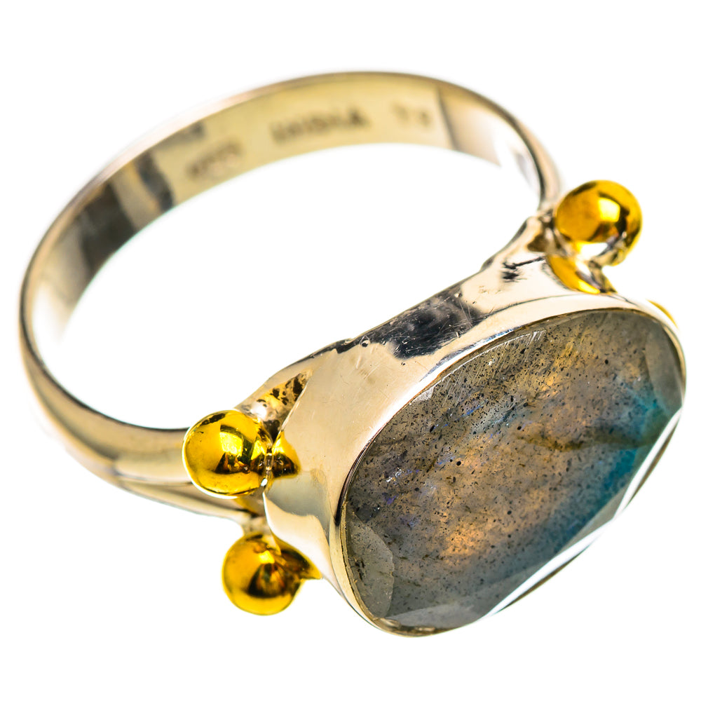 Labradorite Rings handcrafted by Ana Silver Co - RING114149 - Photo 2