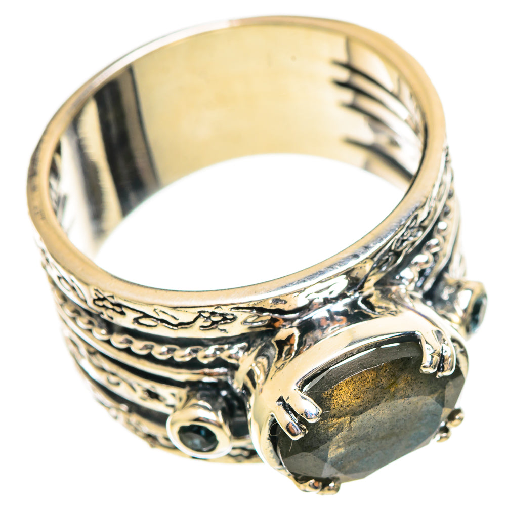 Labradorite Rings handcrafted by Ana Silver Co - RING114159 - Photo 2