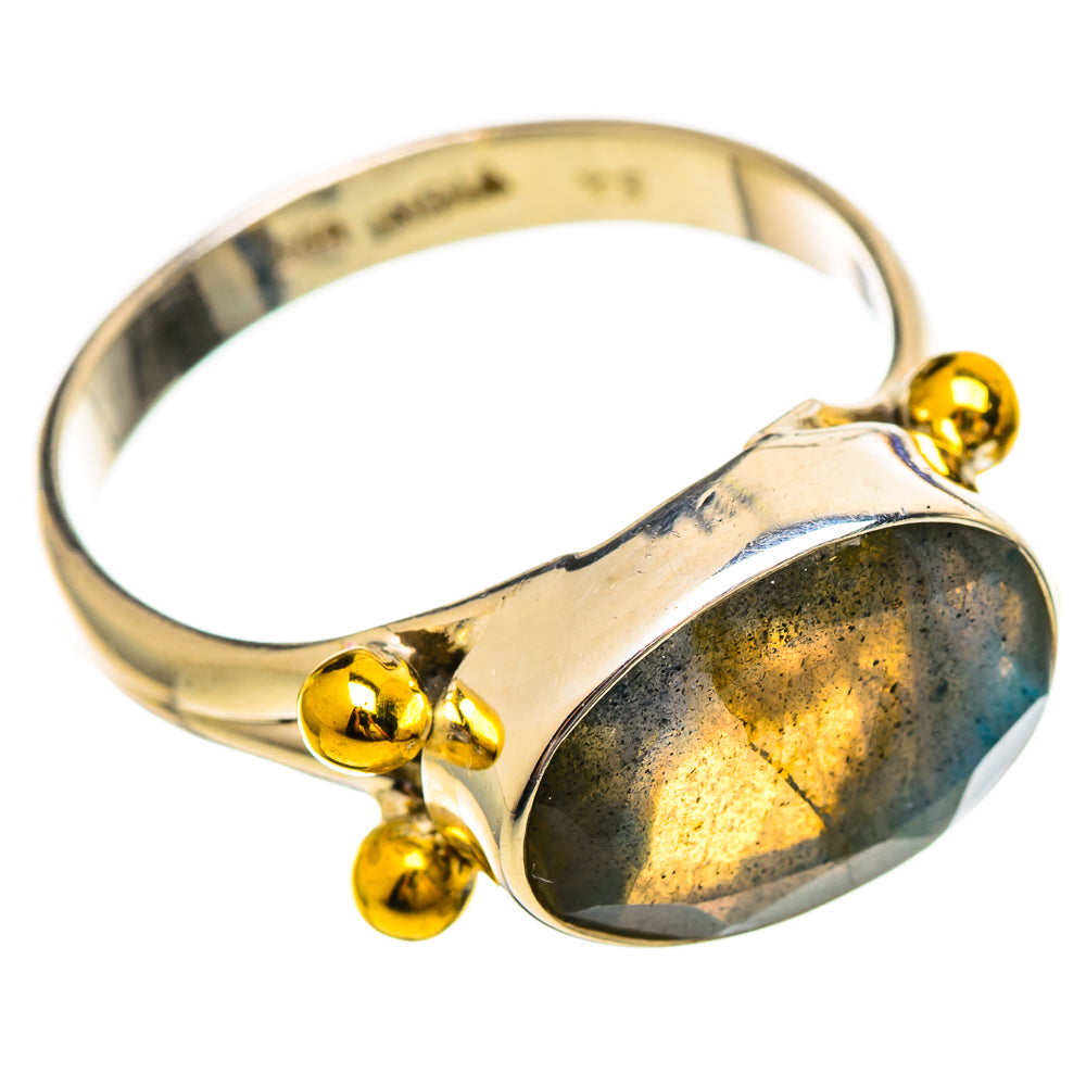 Labradorite Rings handcrafted by Ana Silver Co - RING114168 - Photo 2