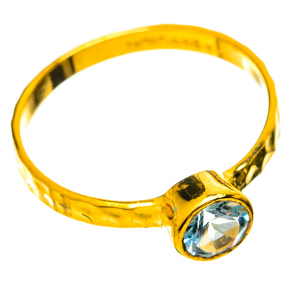 Blue Topaz Rings handcrafted by Ana Silver Co - RING114180 - Photo 2
