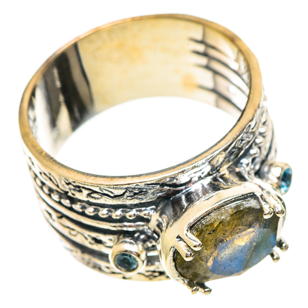 Labradorite Rings handcrafted by Ana Silver Co - RING114192 - Photo 2