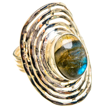 Labradorite Rings handcrafted by Ana Silver Co - RING114216 - Photo 2