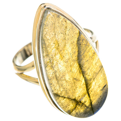 Labradorite Rings handcrafted by Ana Silver Co - RING114227 - Photo 2