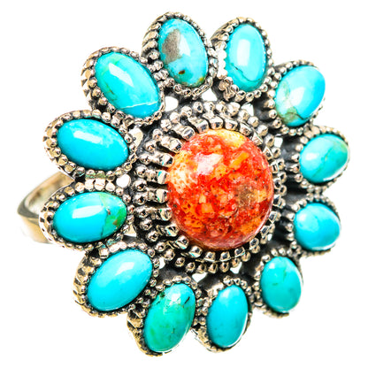 Sponge Coral Rings handcrafted by Ana Silver Co - RING114232 - Photo 2