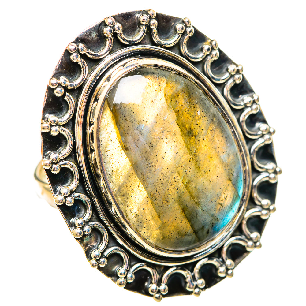 Labradorite Rings handcrafted by Ana Silver Co - RING114234 - Photo 2