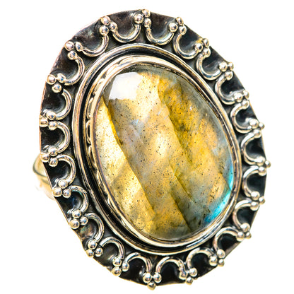 Labradorite Rings handcrafted by Ana Silver Co - RING114234 - Photo 2